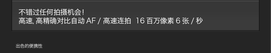 出色的便携性