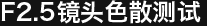 F2.5镜头色散测试