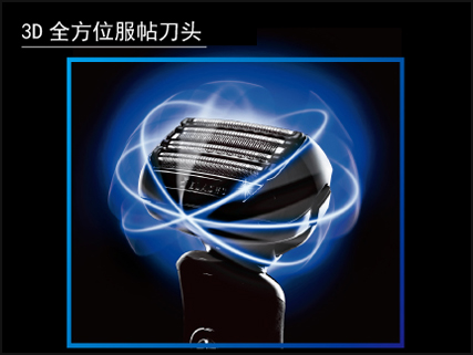3D全方位服帖刀头
